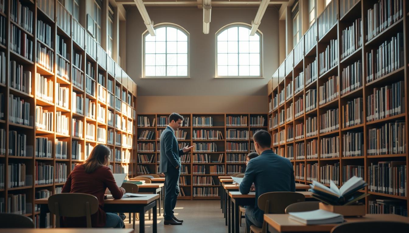 Student preparing for exams with study materials