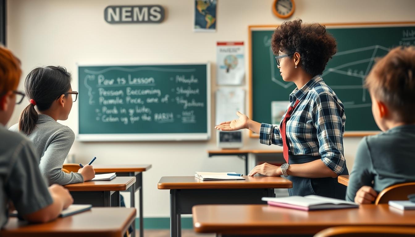 Structured study materials and learning resources on a desk